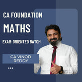CA Foundation Maths | Exam-Oriented Batch By CA Vinod Reddy | For Jan 26 Exams